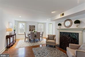305 Righters Mill Road Gladwyne, PA 19035 - Photo 15 of 65 Dining Room with Fireplace