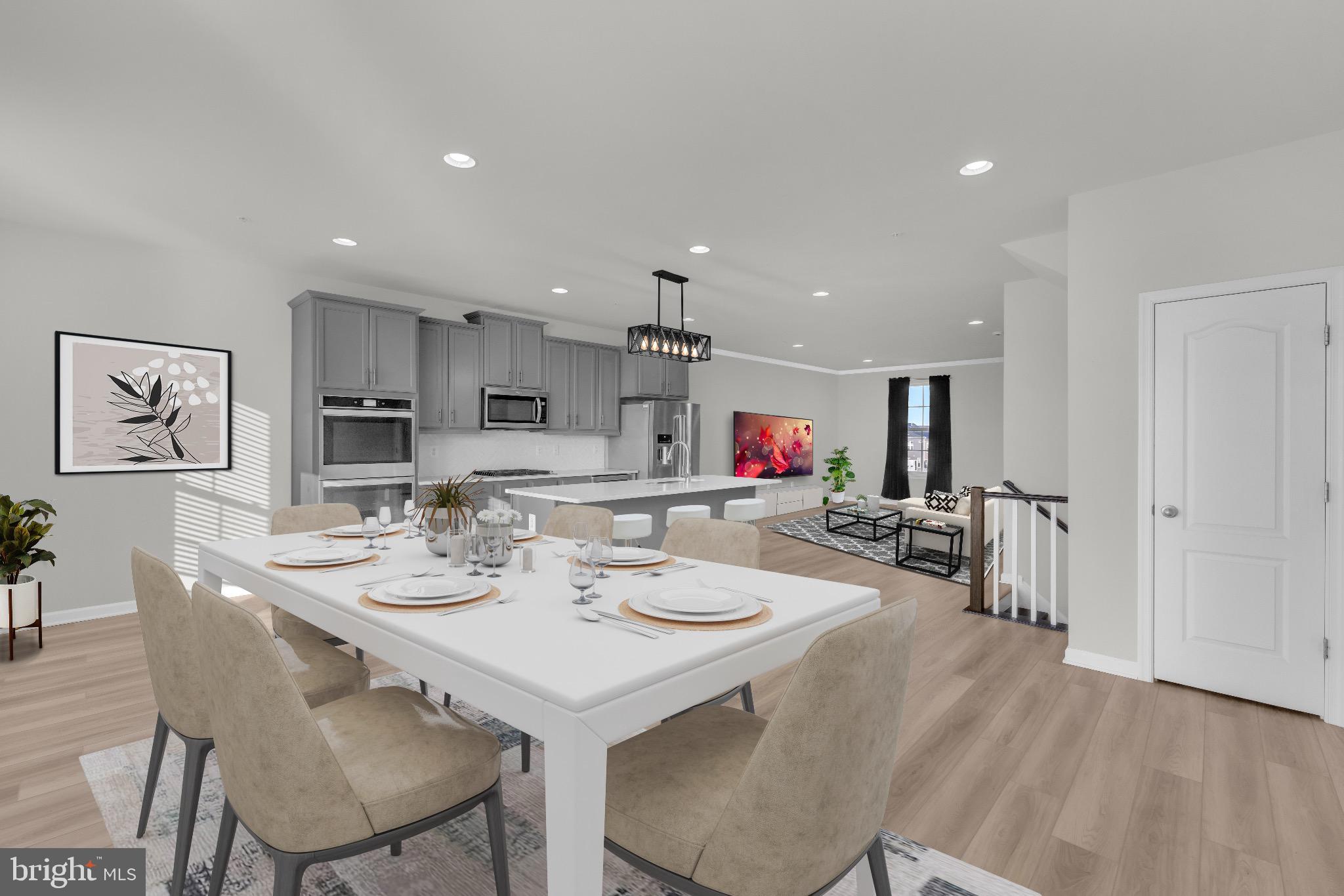 1106 Overlook Loop Laurel, MD 20707 - Photo 18 of 66 Modern elegance in an inviting dining space.