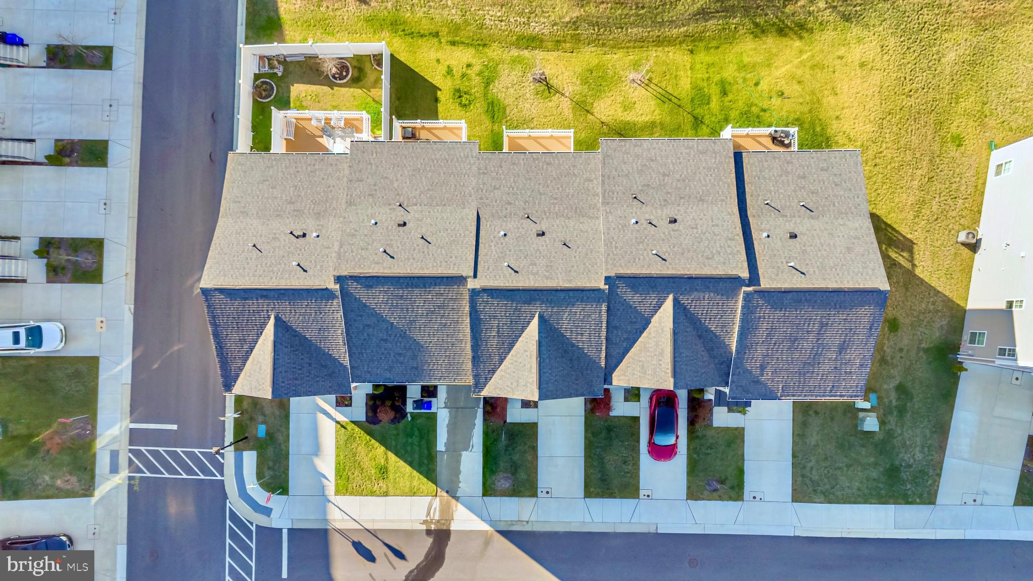 1106 Overlook Loop Laurel, MD 20707 - Photo 57 of 66 Charming row of modern homes from above.