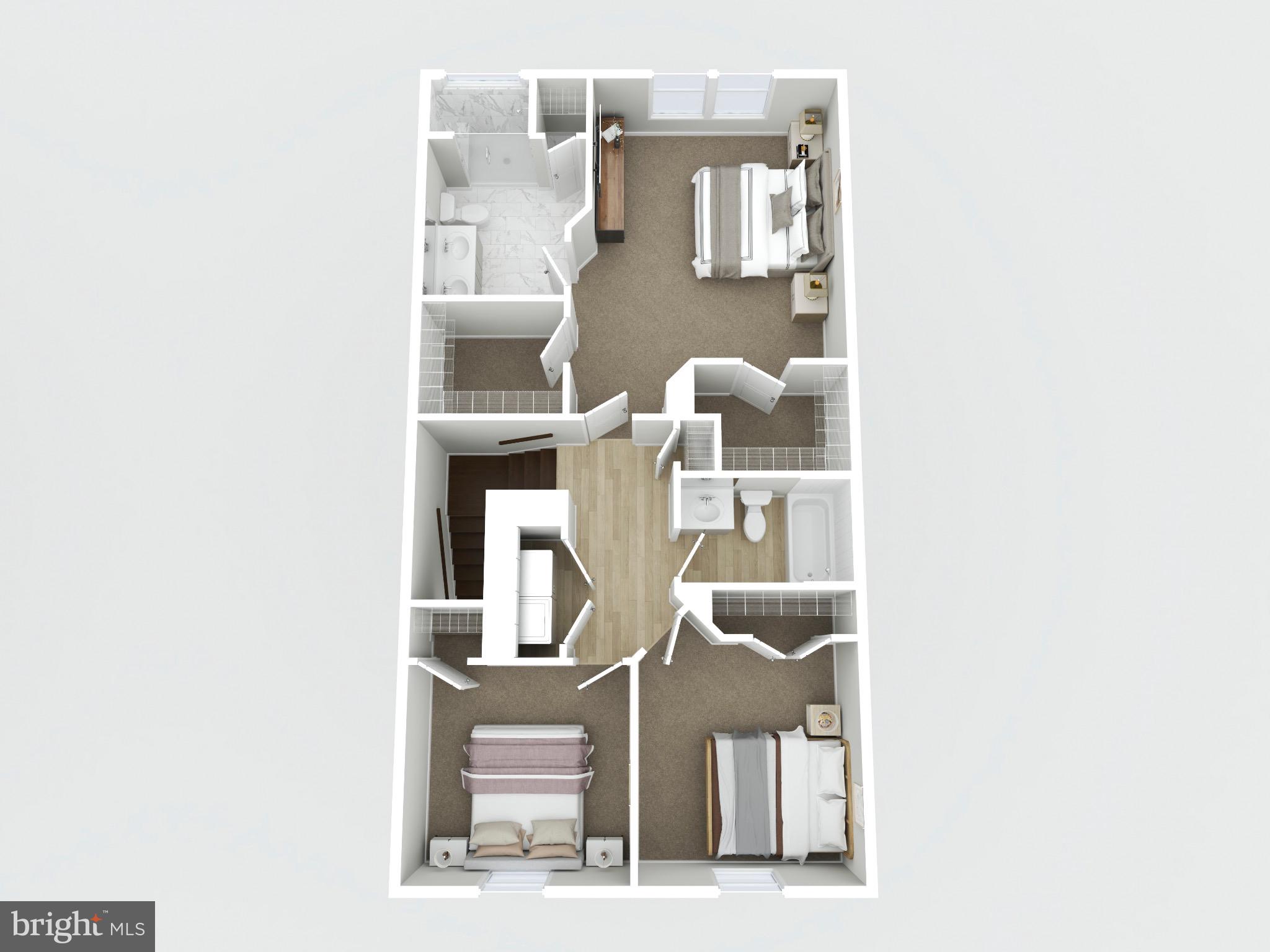 1106 Overlook Loop Laurel, MD 20707 - Photo 62 of 66 Spacious third-floor layout with modern design.