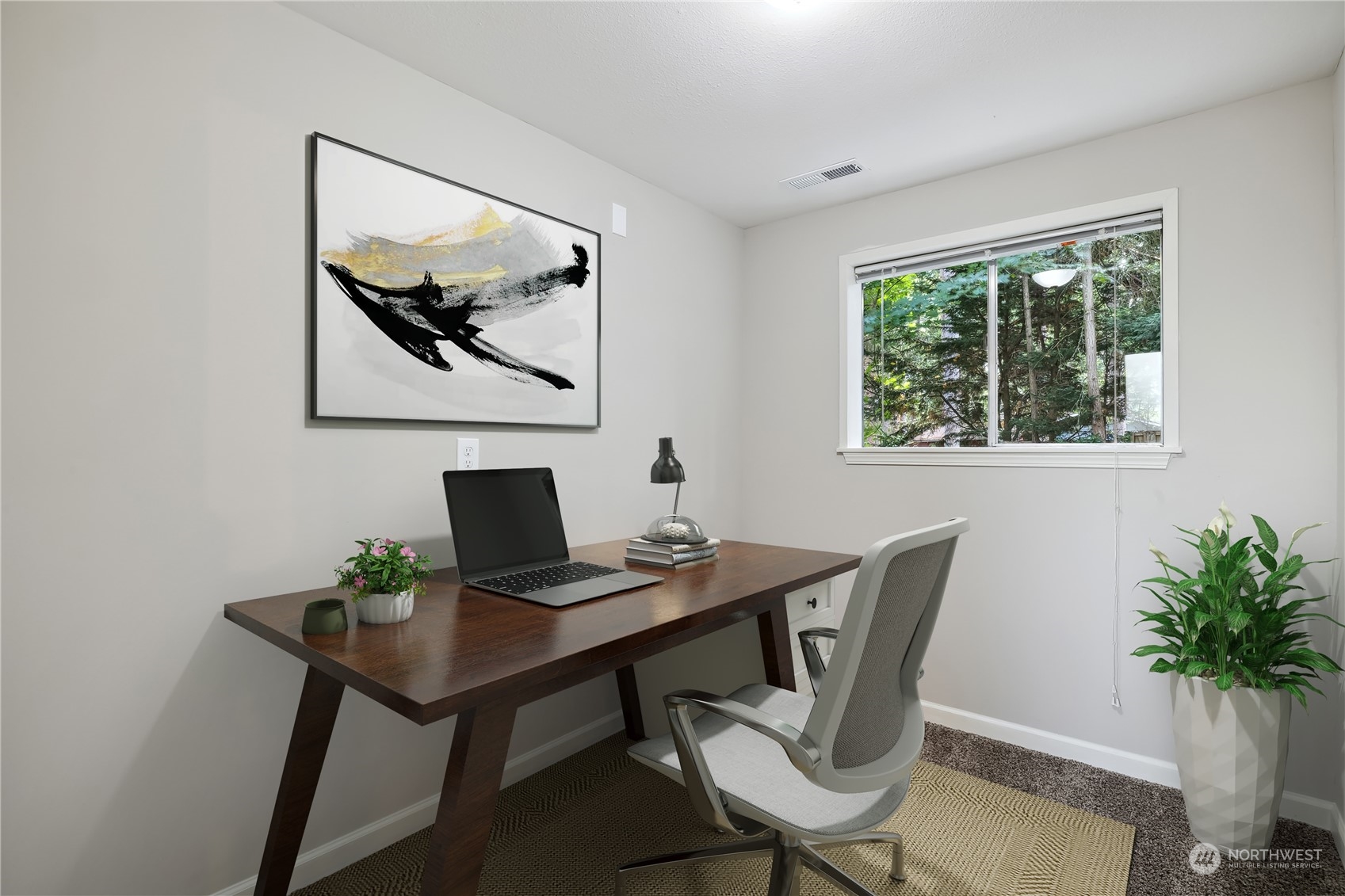 2130 242nd Street Southwest Bothell, WA 98021 - Photo 28 of 40 a view of a workspace with furniture