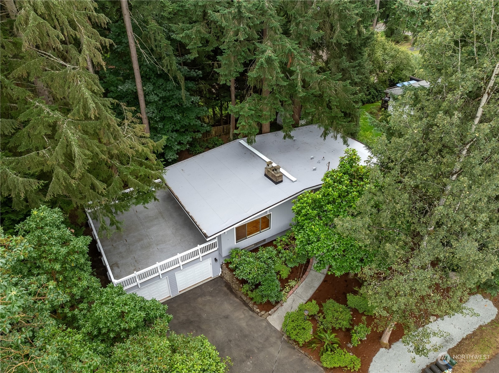 2130 242nd Street Southwest Bothell, WA 98021 - Photo 35 of 40 an aerial view of a house with a yard