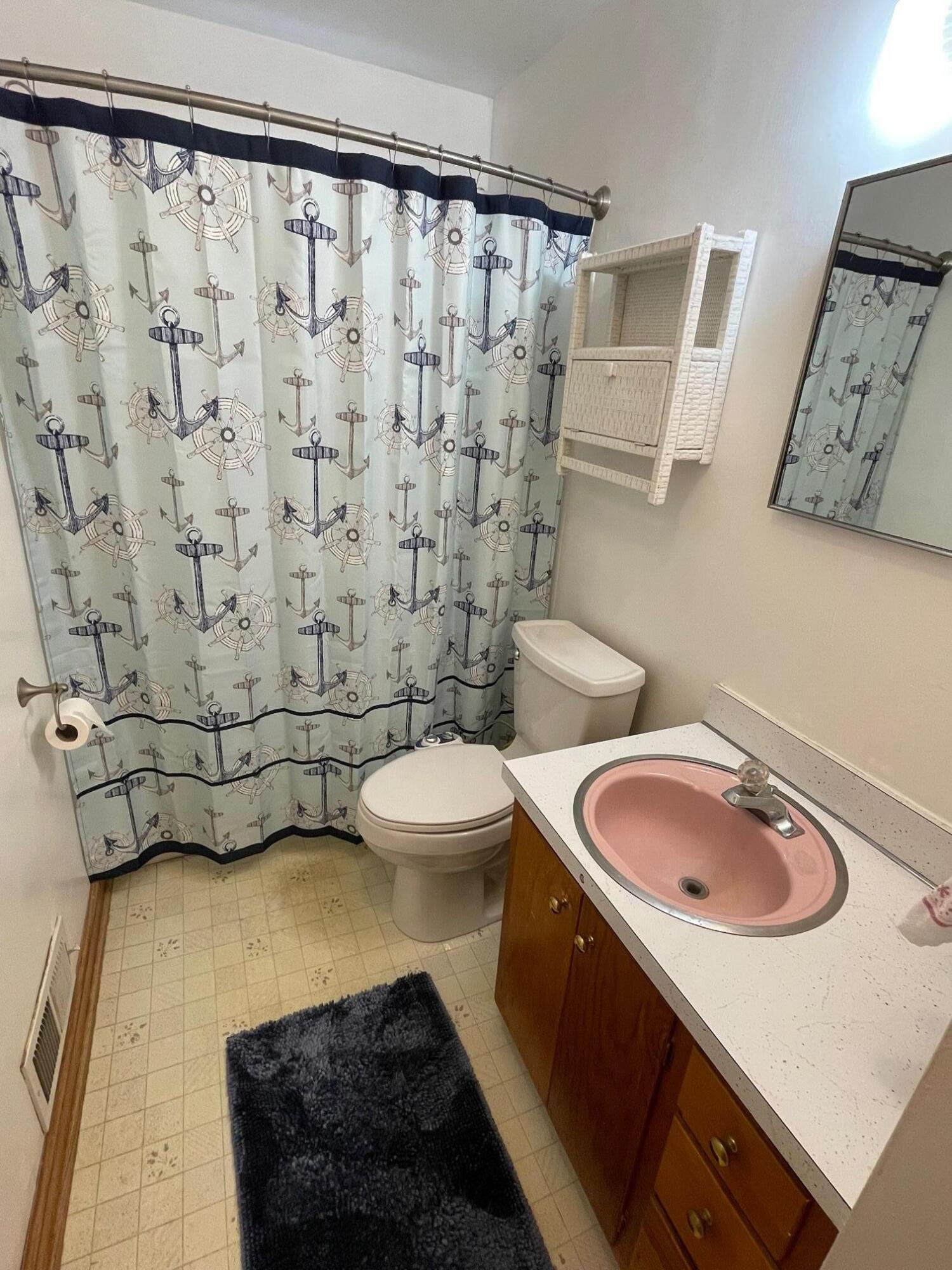 516 Mapleton Avenue Northeast Roanoke, VA 24012 - Photo 18 of 21 a bathroom with a toilet and a sink