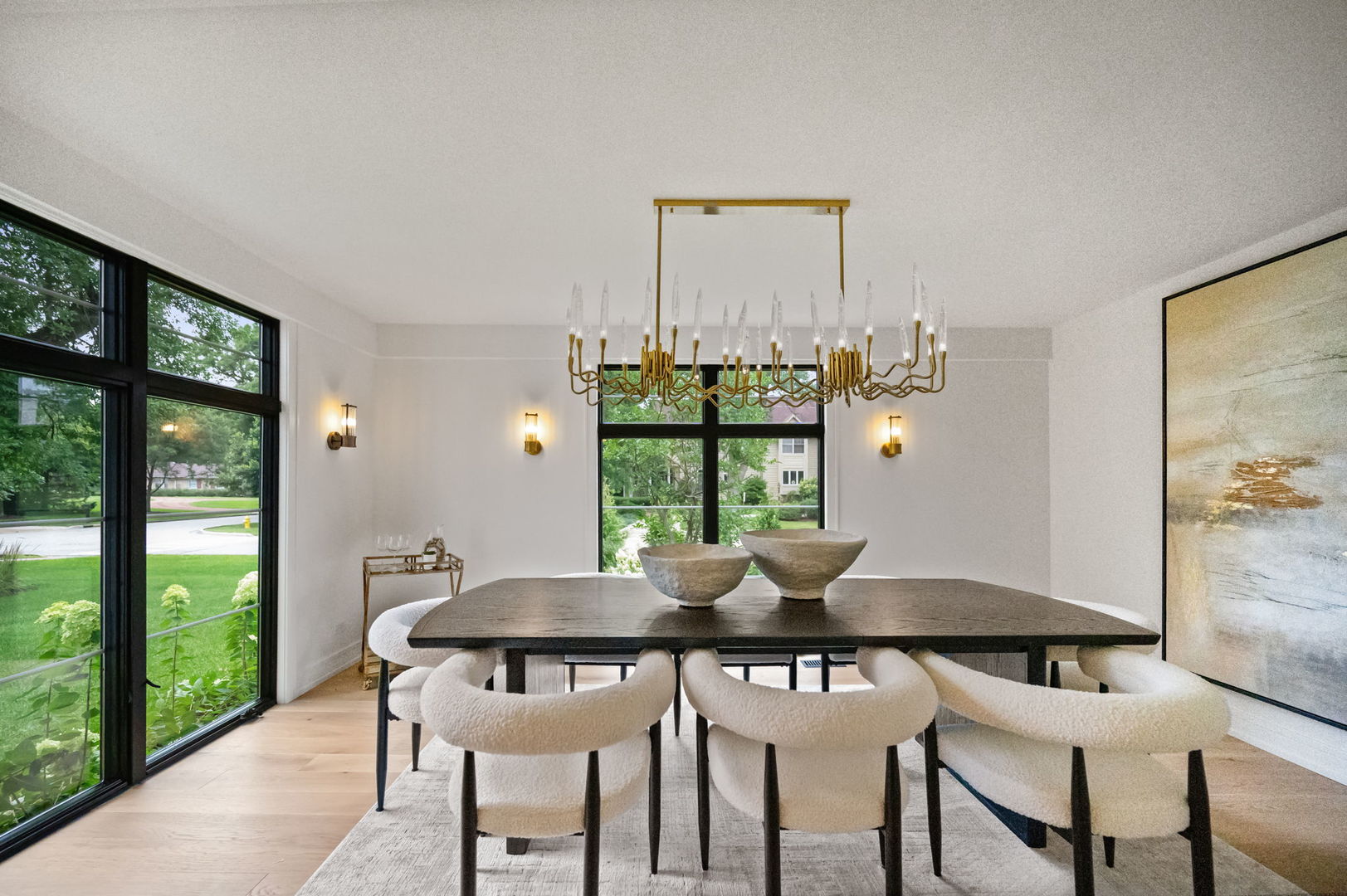 5603 South Garfield Street Hinsdale, IL 60521 - Photo 26 of 67 a view of a dining room with furniture window and outside view