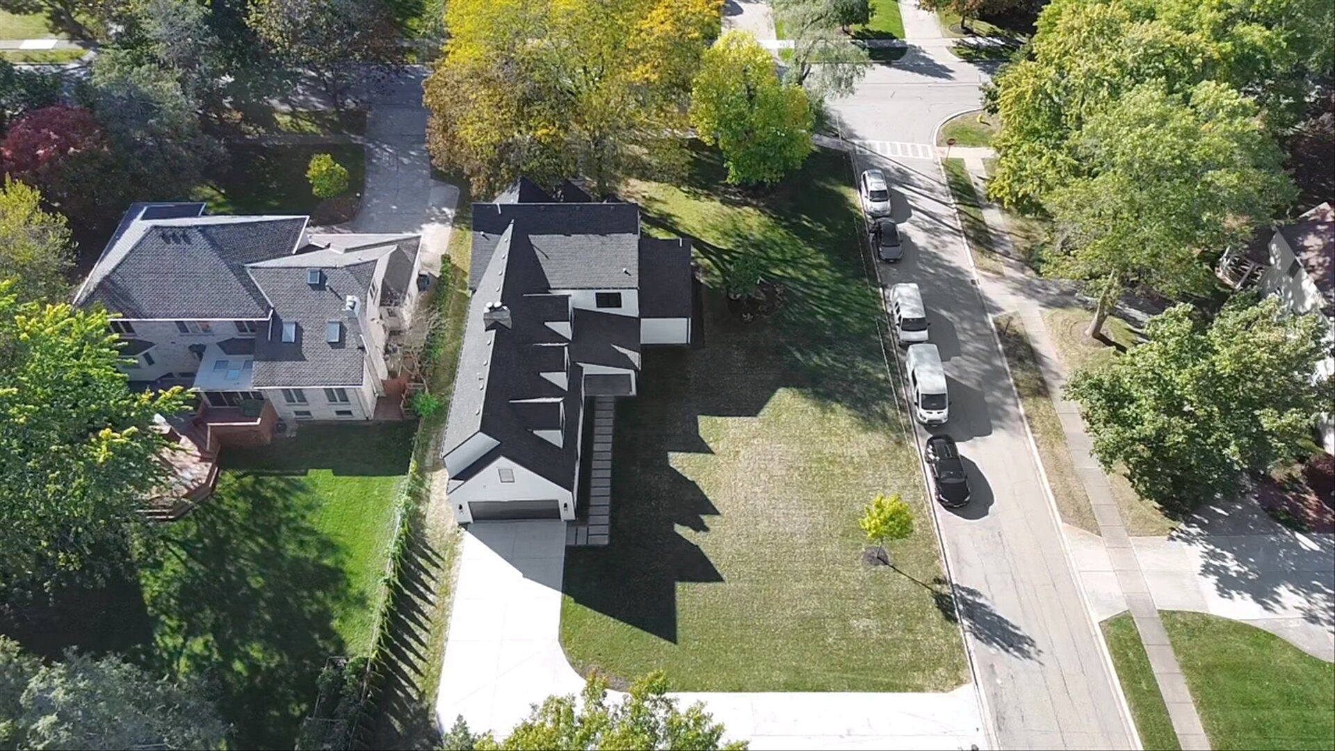5603 South Garfield Street Hinsdale, IL 60521 - Photo 63 of 67 an aerial view of a house with a yard basket ball court and outdoor seating