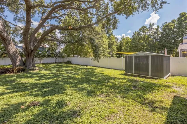 a view of outdoor space with seating