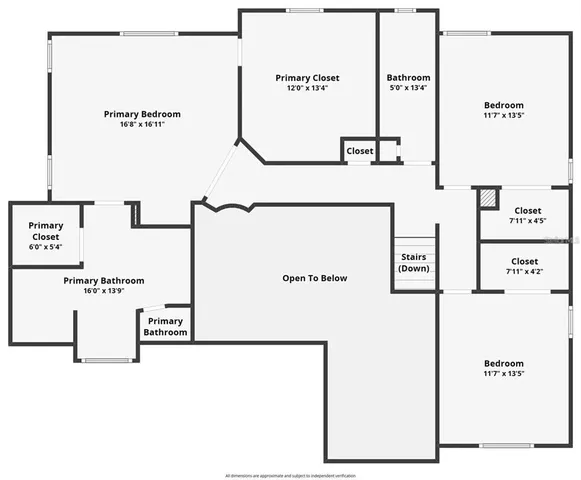 a view of an ocean and beach