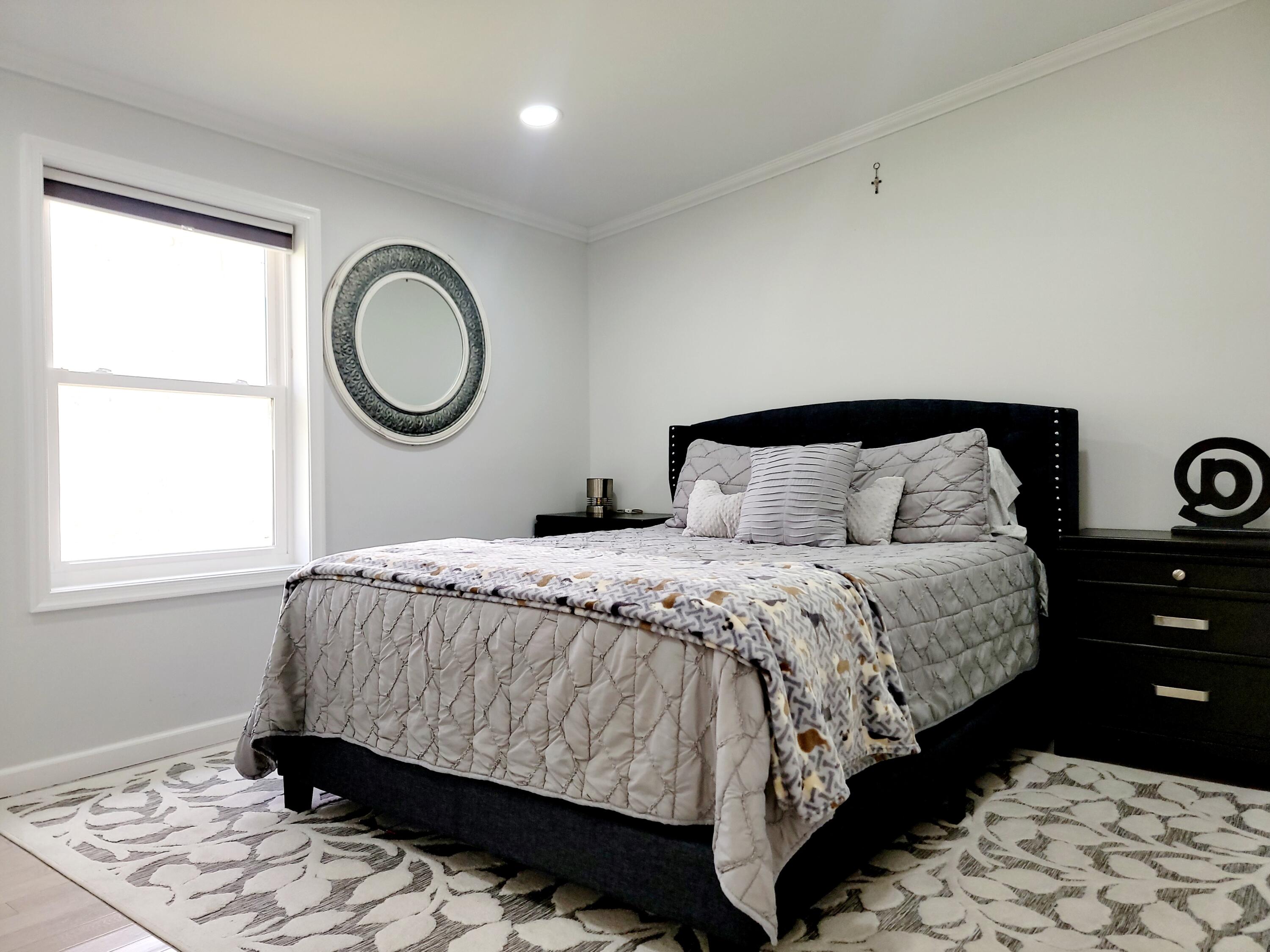 6395 Cherokee Trail Tobyhanna, PA 18466 - Photo 25 of 48 a bedroom with a bed and a window