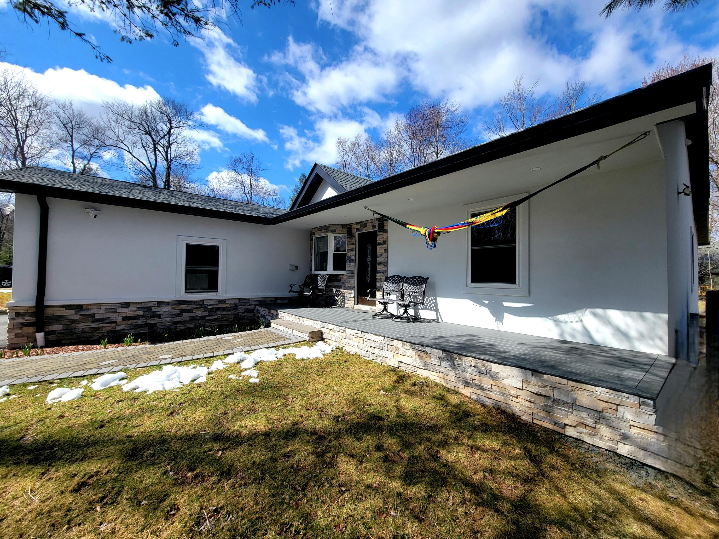 6395 Cherokee Trail Tobyhanna, PA 18466 - Photo 36 of 48 a view of swimming pool with a patio