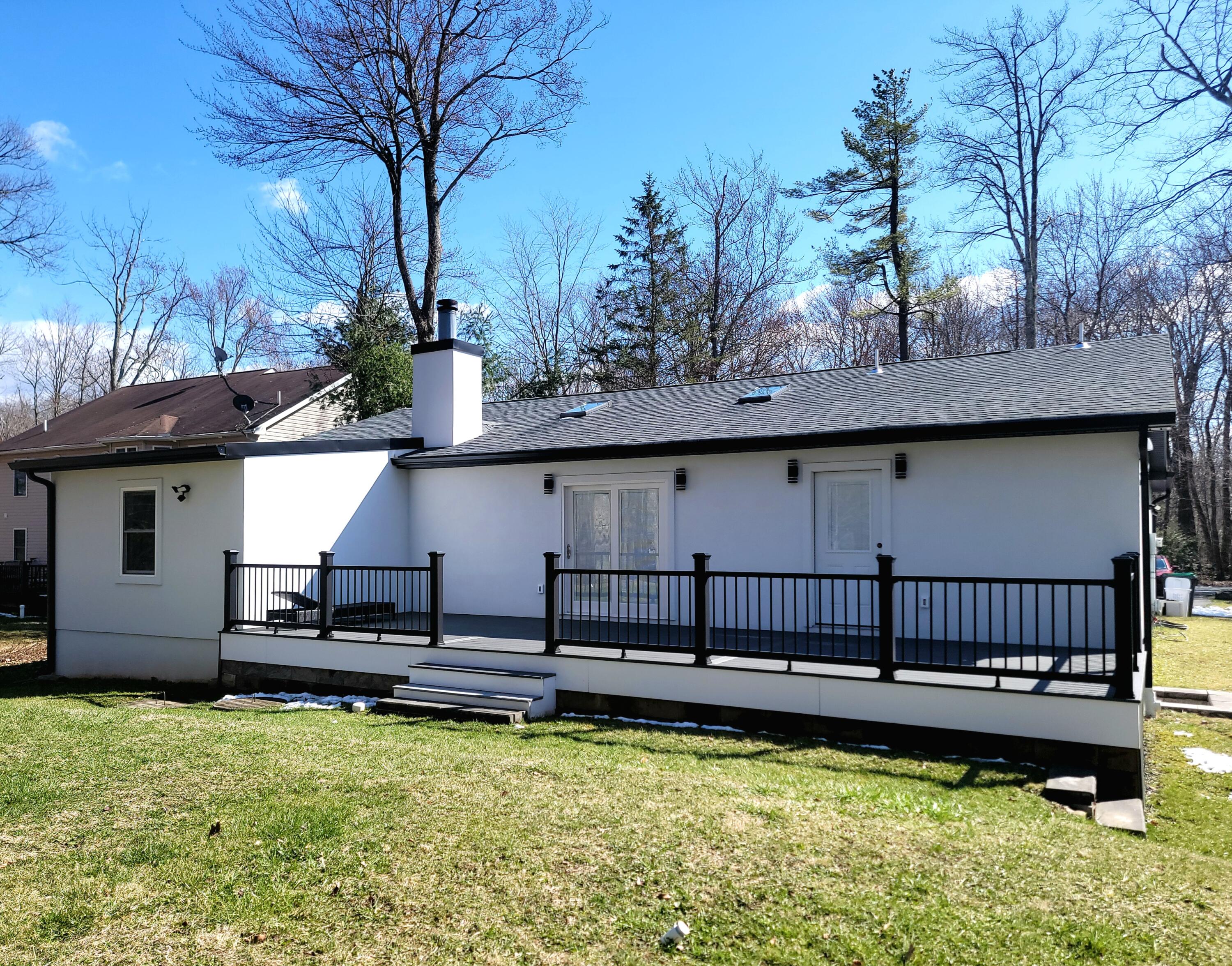 6395 Cherokee Trail Tobyhanna, PA 18466 - Photo 37 of 48 a view of backyard with deck and seating area