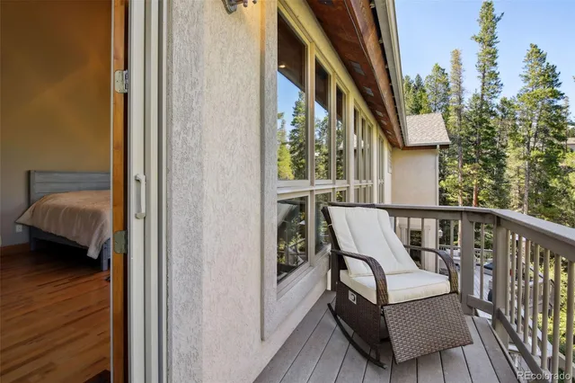 a view of balcony and deck