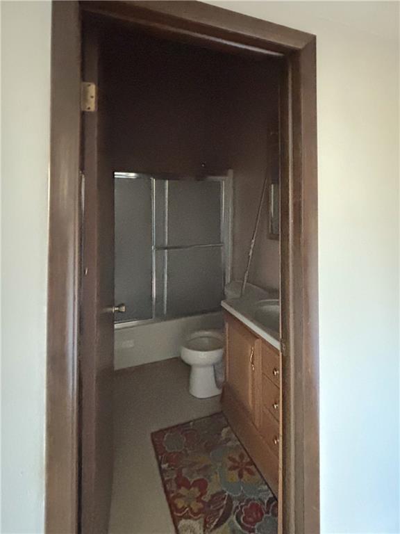 1568 Pulaski Mercer Road Mercer, PA 16137 - Photo 16 of 18 a bathroom with a toilet and a shower