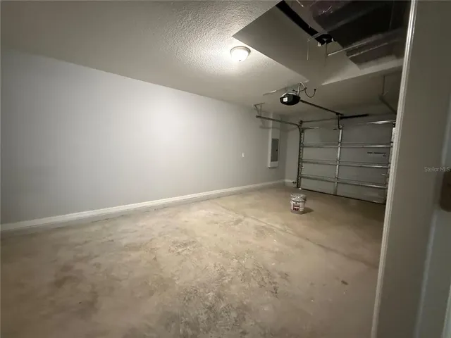 a view of a room with an empty space