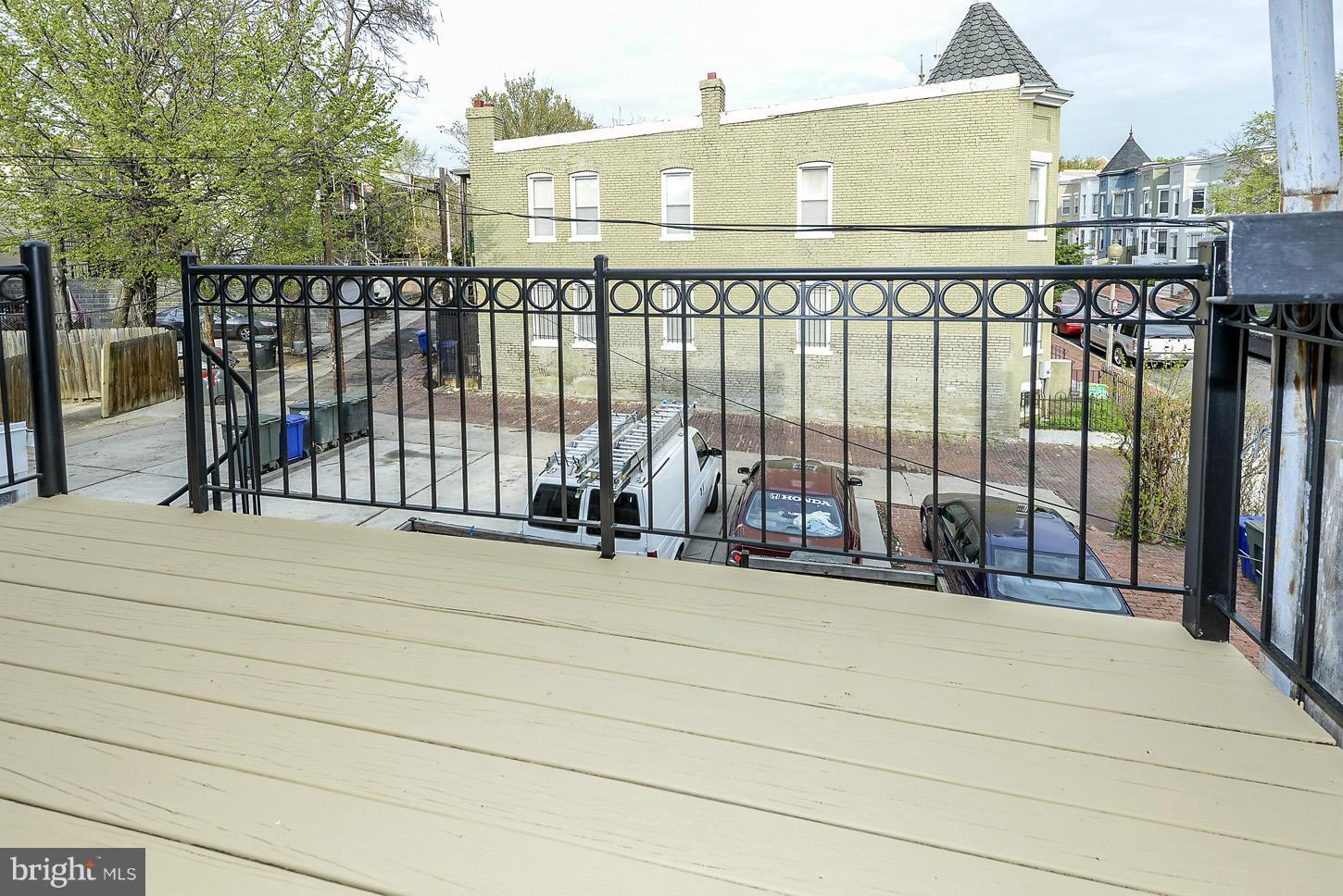 1925 North Capitol Street Northeast, Unit 2 Washington, DC 20002 - Photo 20 of 22 a view of a balcony with stairs