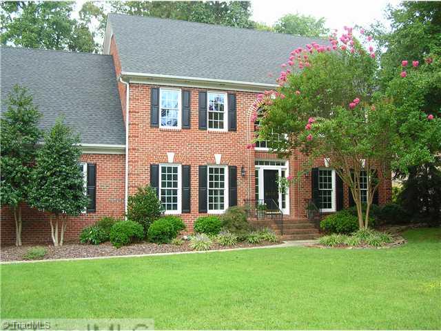 4006 Rockingham Road South Greensboro, NC 27407 - Photo 1 of 16 Exterior Front. Delightful curb appeal! The landscaping is planted for season color. This all brick home has front and back stairs and large bright rooms!