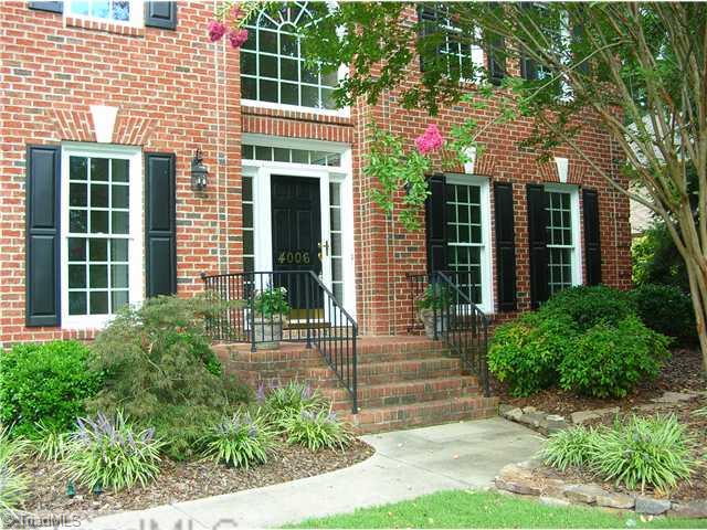 4006 Rockingham Road South Greensboro, NC 27407 - Photo 2 of 16 Exterior Front. Very inviting front entry - great way to welcome your guests!