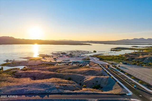 a city view with ocean view