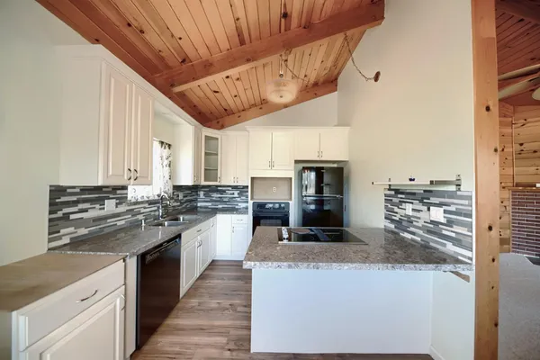 a view of a house with a balcony