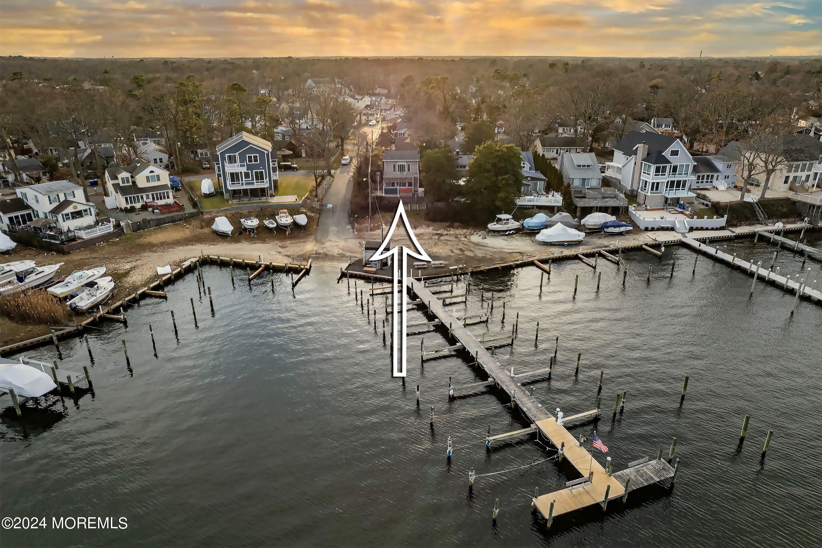 75 Edwards Road Brick, NJ 08723 - Photo 22 of 26 22-Rear Sunset 1 with Arrow