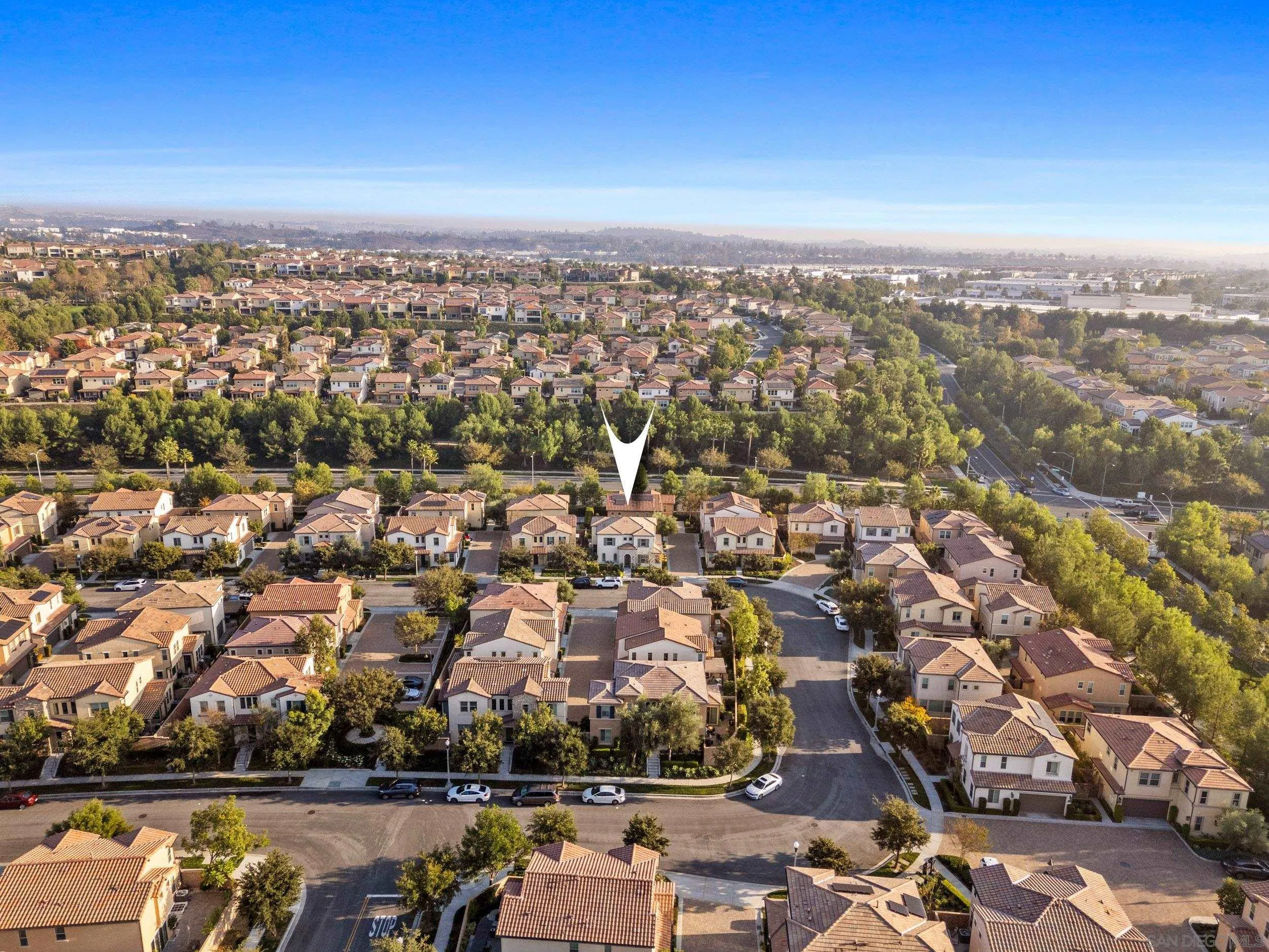 103 Lavender Lake Forest, CA 92630 - Photo 39 of 52 an aerial view of a city with lots of residential buildings