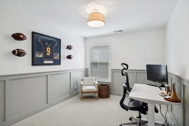 a view of backyard with hardwood