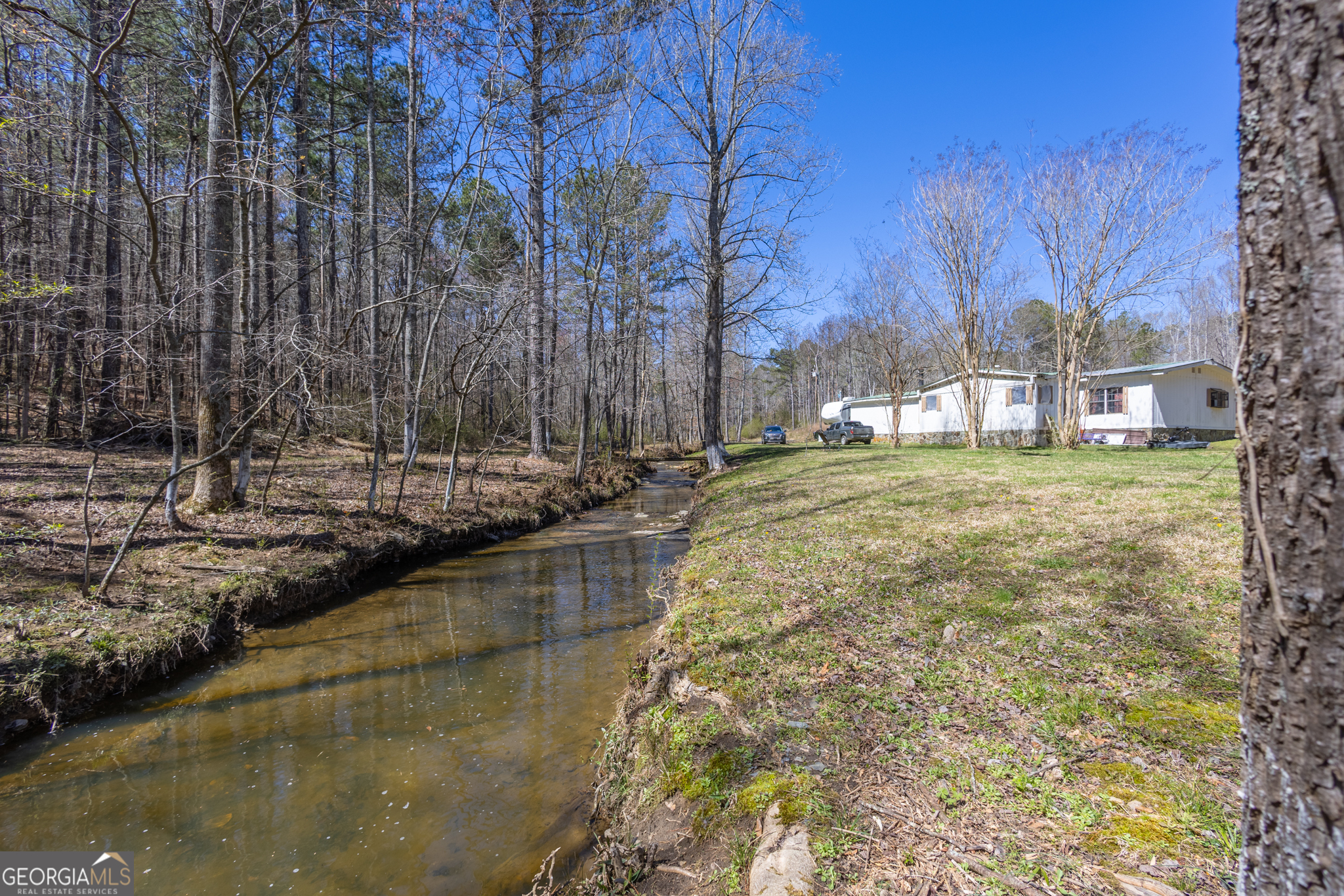 727 County Road 677 Ranburne, AL 36273 - Photo 18 of 24 a view of a yard with large trees