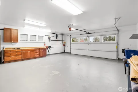 a room with storage and utility