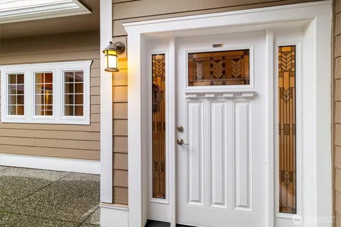 a view of front door of a house
