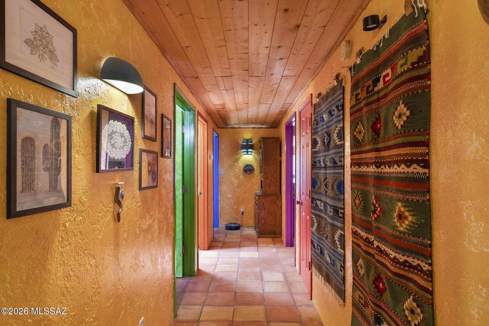 5216 West Arivaca Road Amado, AZ 85645 - Photo 15 of 50 Gorgeous Hallway to Rooms