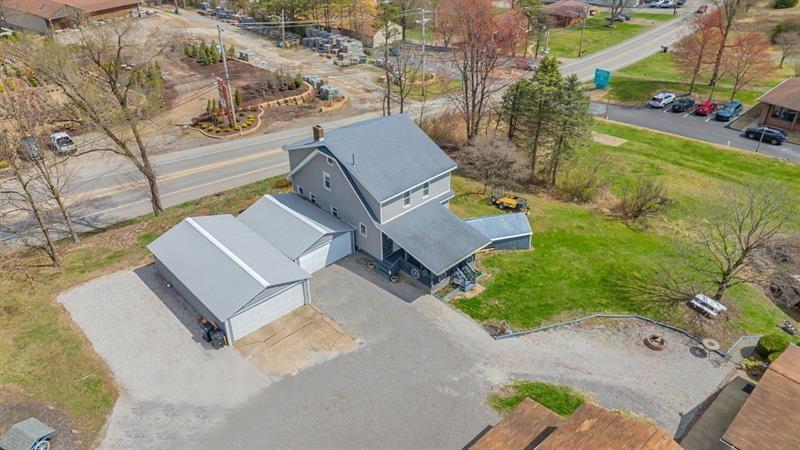 3159 Brodhead Road Aliquippa, PA 15001 - Photo 29 of 30 an aerial view of a house with garden space and street view