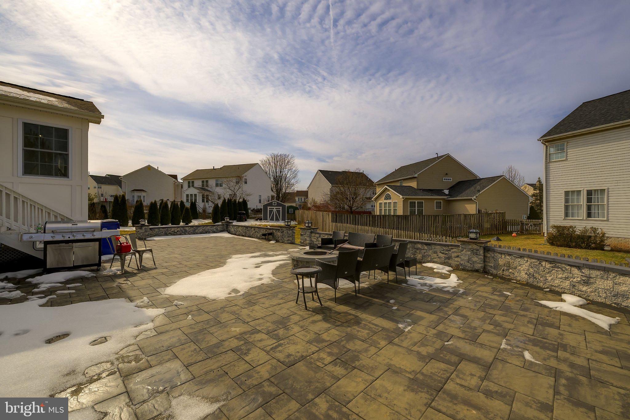 601 Crossover Court Frederick, MD 21703 - Photo 17 of 61 Spacious patio with winter's touch.