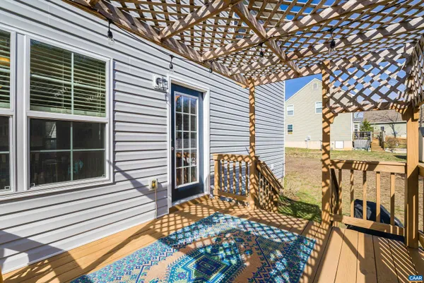 a view of outdoor space with seating