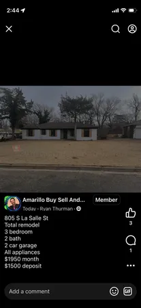 $1,950 | 805 South La Salle Street, Amarillo, TX 79106