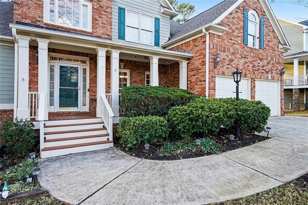 1164 Amberton Lane Powder Springs, GA 30127 - Photo 42 of 43 front view of a house