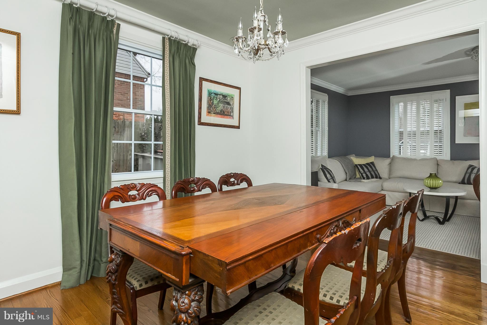 1908 Fairbank Road Baltimore, MD 21209 - Photo 6 of 27 a dining room with furniture and window