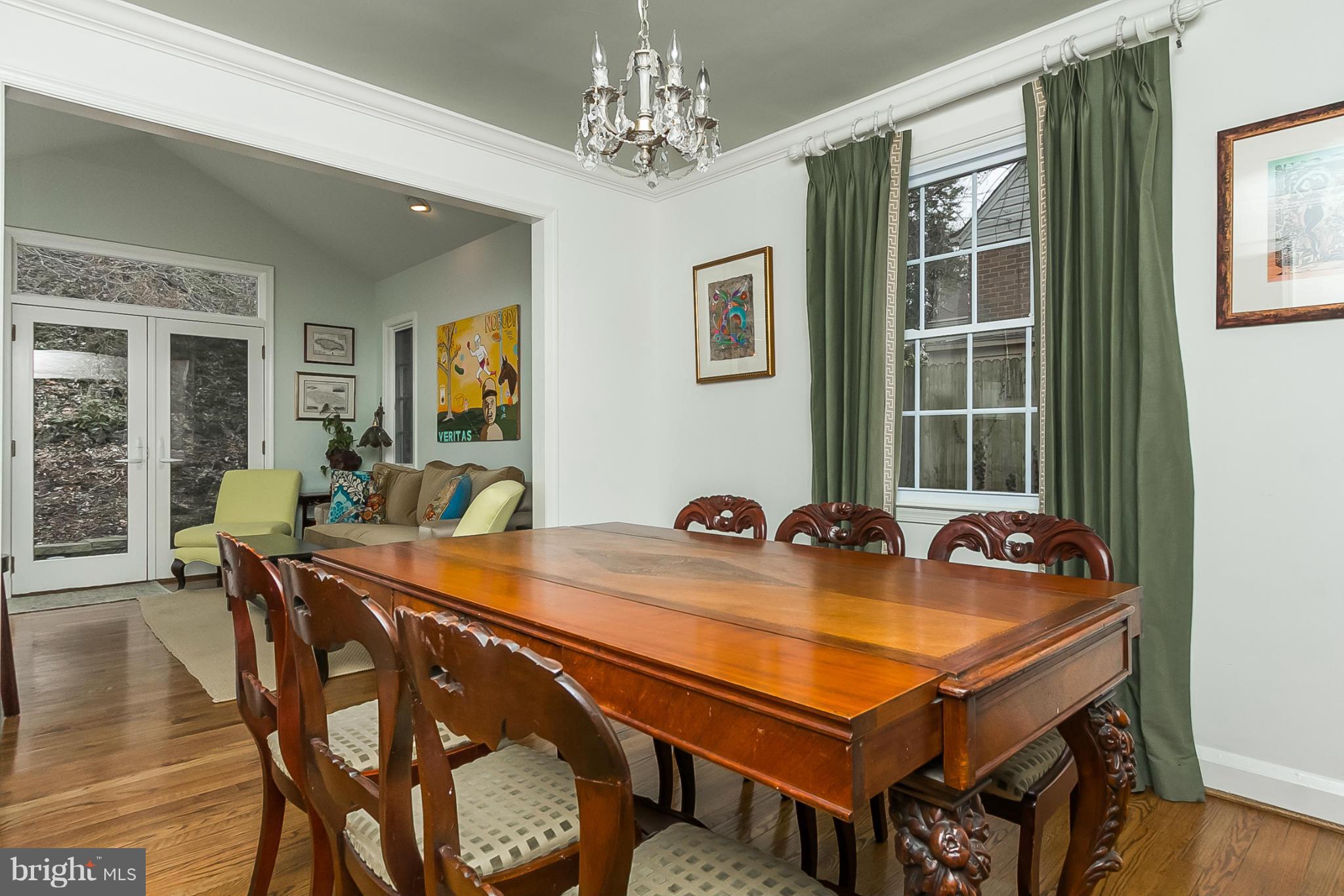 1908 Fairbank Road Baltimore, MD 21209 - Photo 7 of 27 a dining room with furniture and window