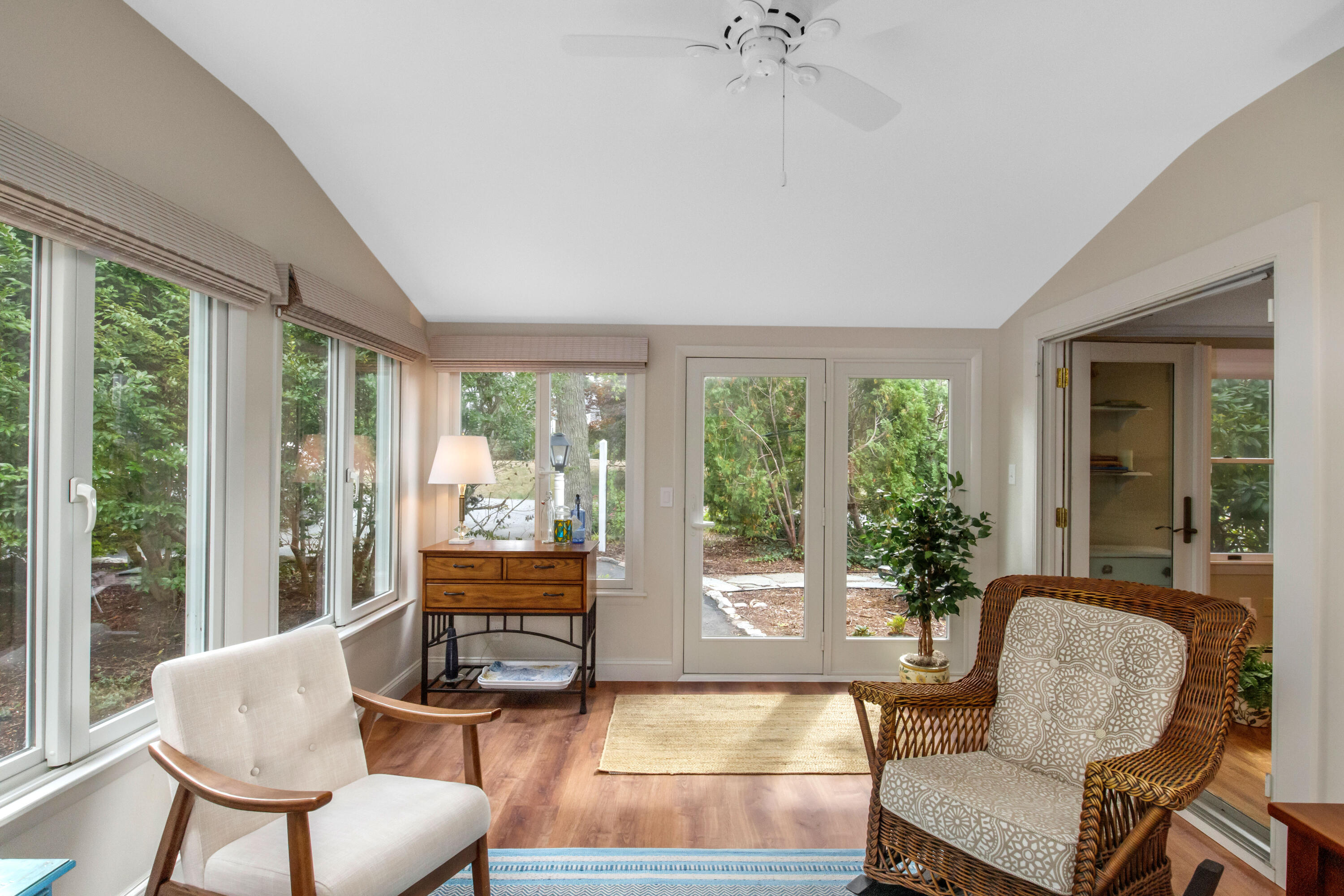 306 Old Queen Anne Road Chatham, MA 02633 - Photo 25 of 41 a living room with furniture and a large window