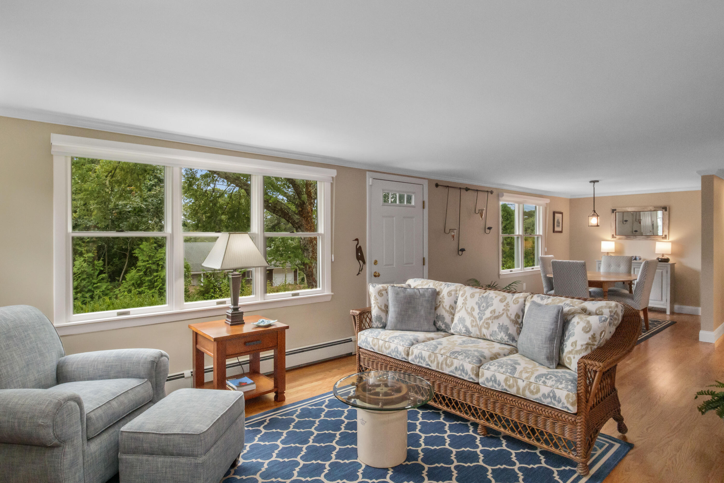 306 Old Queen Anne Road Chatham, MA 02633 - Photo 10 of 41 a living room with furniture and a large window