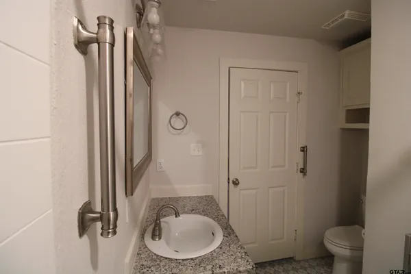 a view of a bathroom