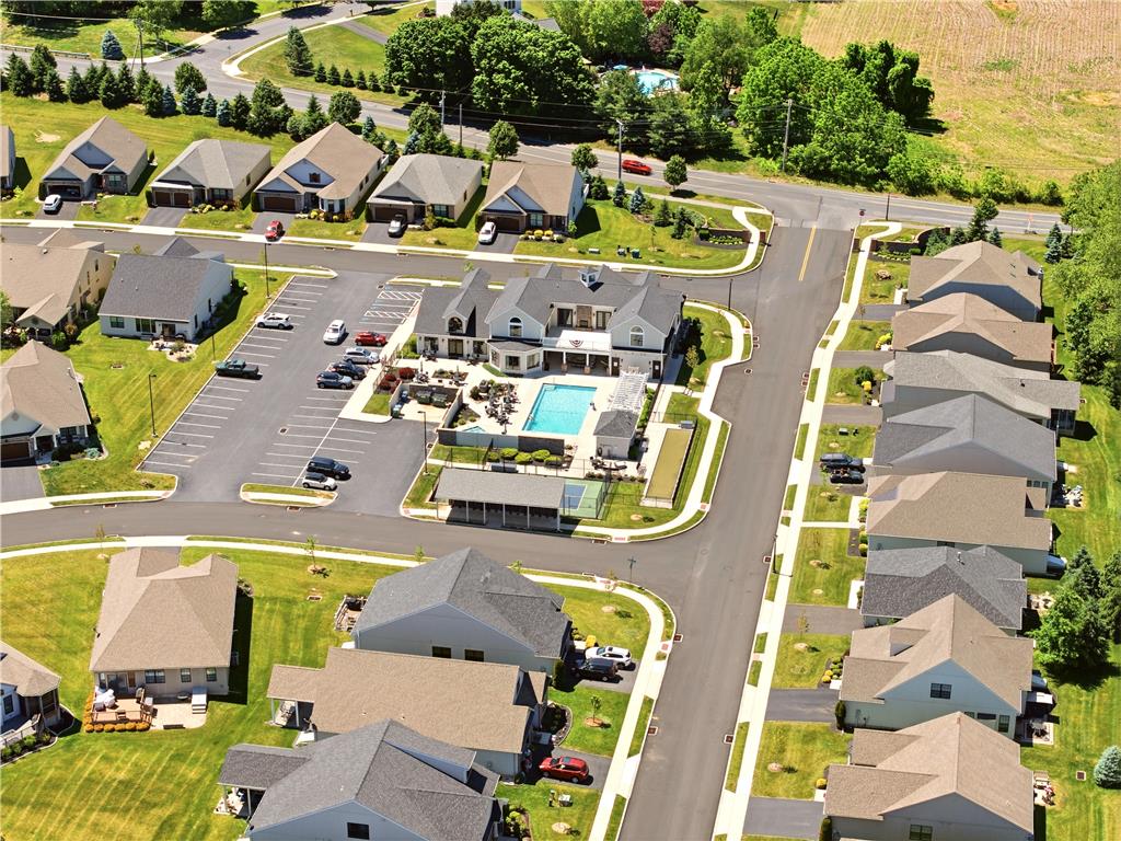 4120 Eveningstar Road Emmaus, PA 18049 - Photo 59 of 62 An aerial perspective reveals a well-planned community with a central recreation area.