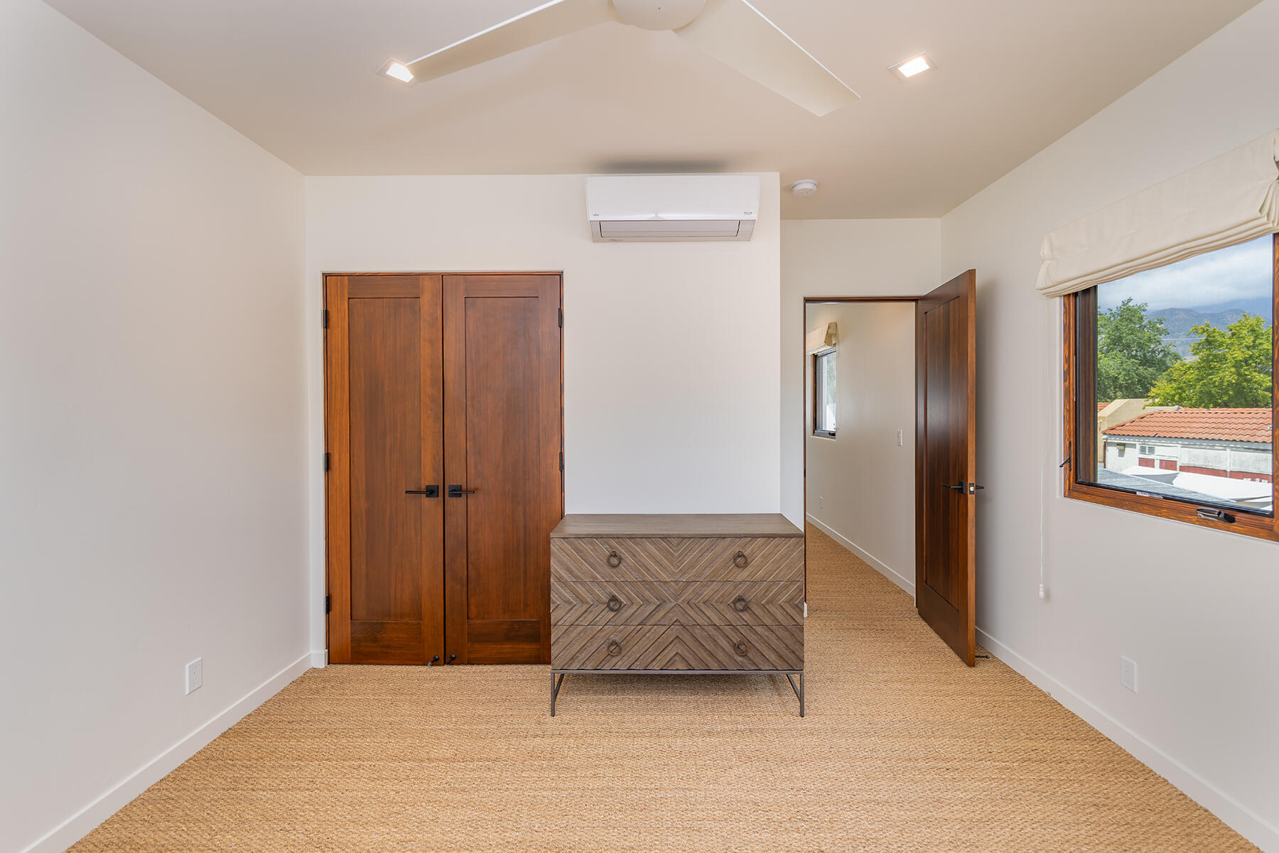 110 Fox Street Ojai, CA 93023 - Photo 13 of 30 an empty room with furniture and wooden floor