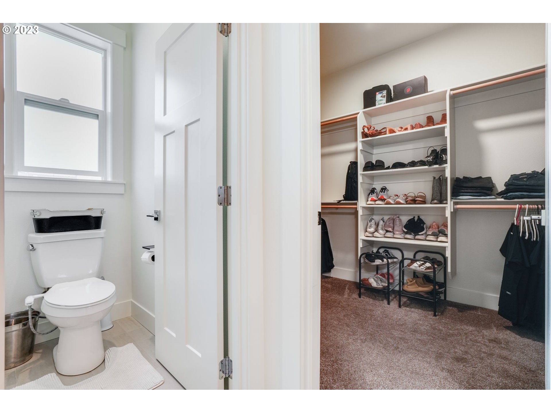 2889 4th Street Hubbard, OR 97032 - Photo 21 of 37 a bathroom with a toilet and a sink