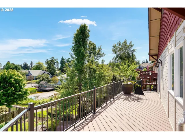 a view of balcony and deck