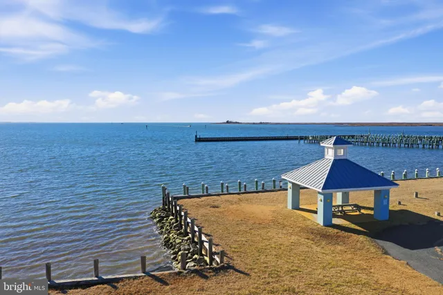 an aerial view of a ocean beach