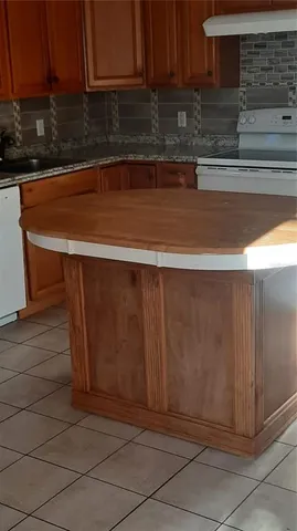 a view of empty room with wooden floor and fireplace