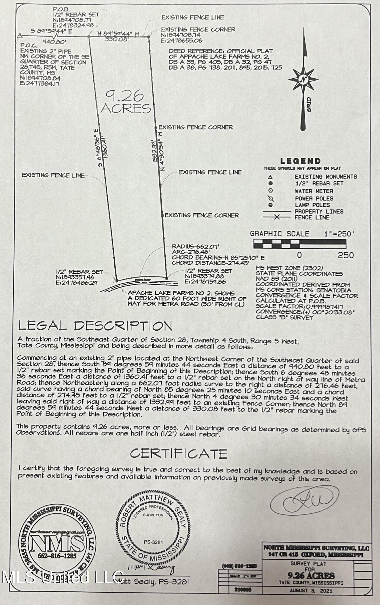 200 Metra Road Coldwater, MS 38618 - Photo 3 of 4 Survey