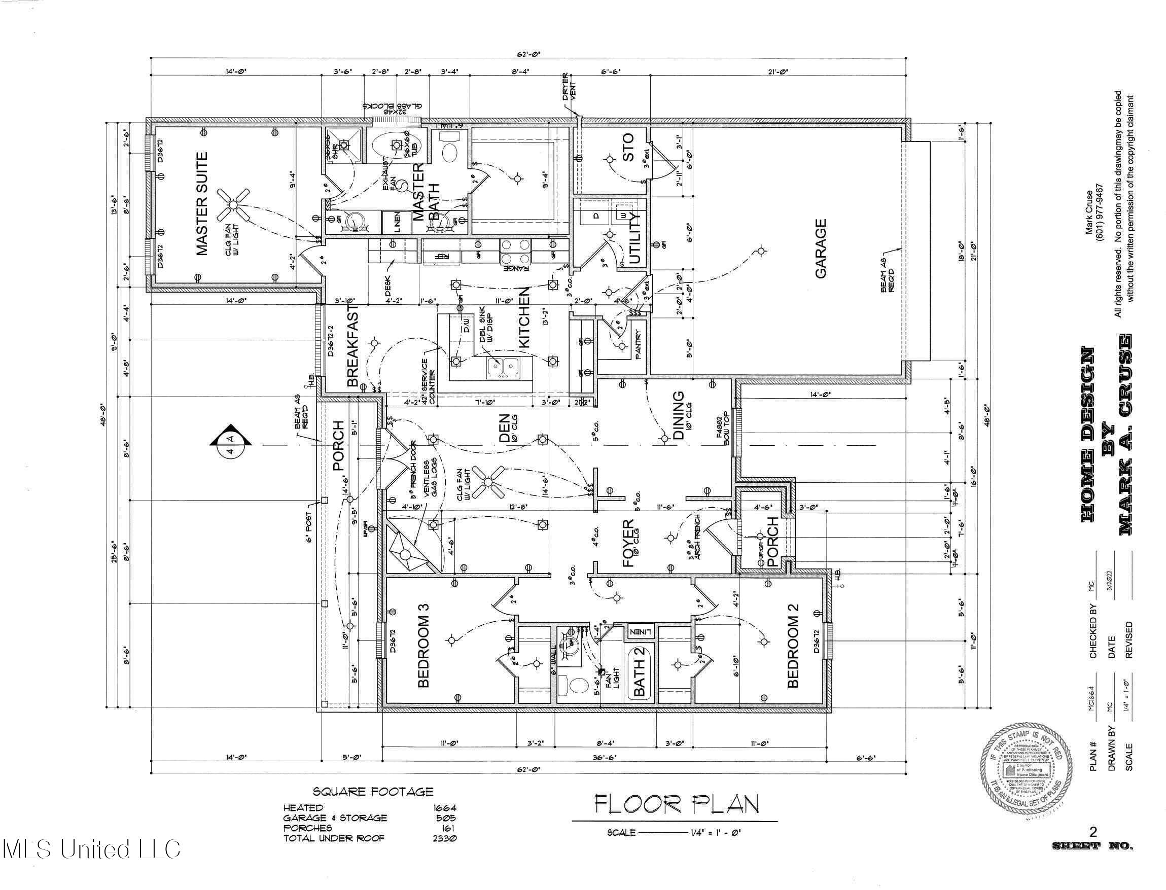 117 Rotherfield Place Canton, MS 39046 - Photo 4 of 4 YFS 1664 PLAN