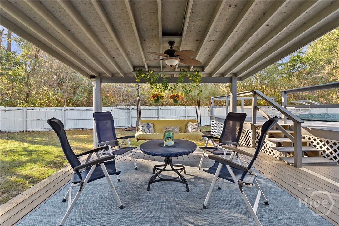 204 Haydon Court Rincon, GA 31326 - Photo 30 of 38 Backyard - Covered Patio
