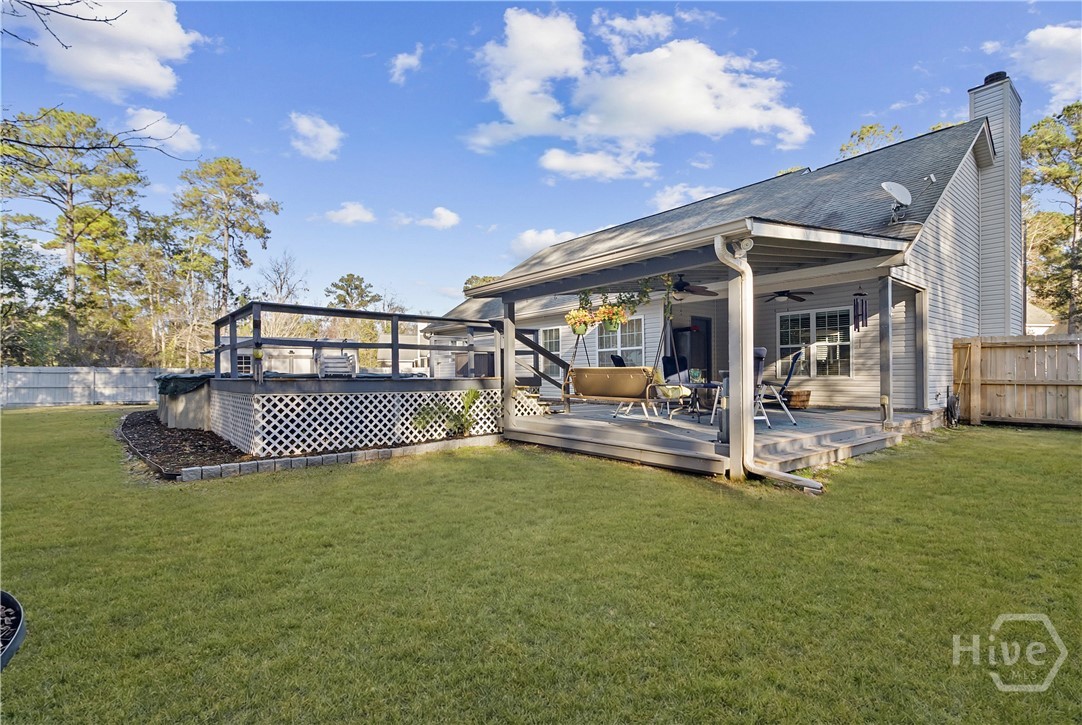 204 Haydon Court Rincon, GA 31326 - Photo 35 of 38 Grass Virtually Enhanced - Backyard