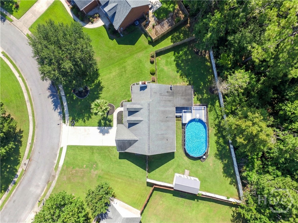 204 Haydon Court Rincon, GA 31326 - Photo 38 of 38 Virtually Enhanced - Drone Exterior